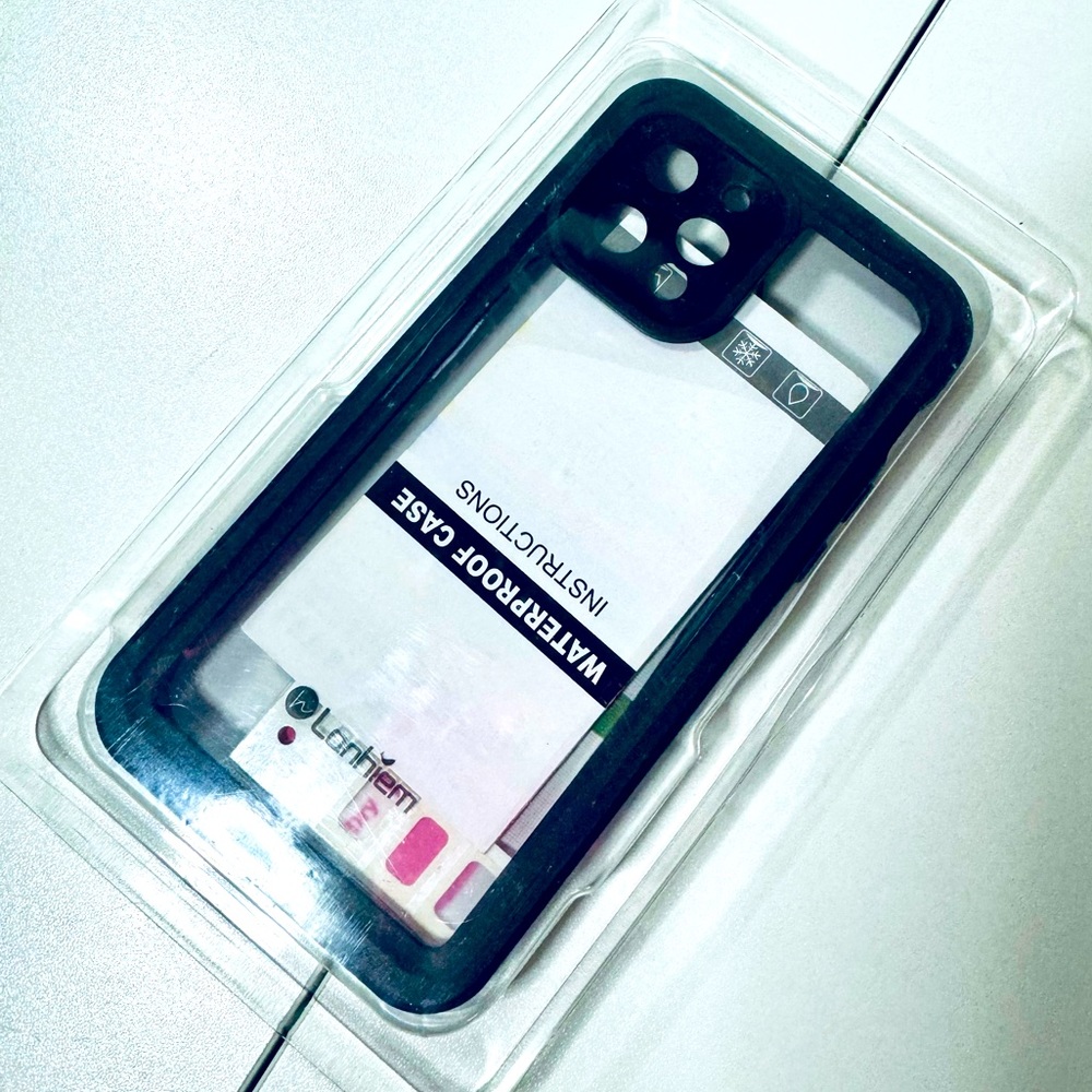 NEW Lanhiem iPhone 12 Pro Case Waterproof Dustproof Case+Screen Protector BLACK - Picture 8 of 11